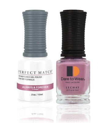 LeChat Perfect Match Duo Gel & Lacquer - #PMS72- Always & Forever