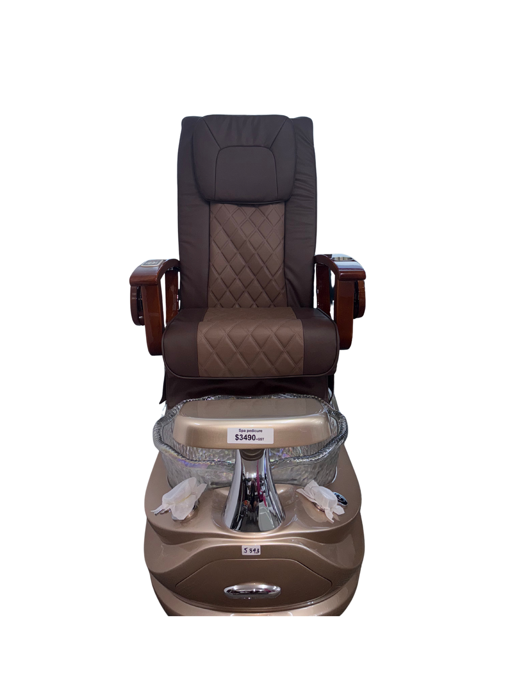 Luxury Brown Spa Pedicure Chair