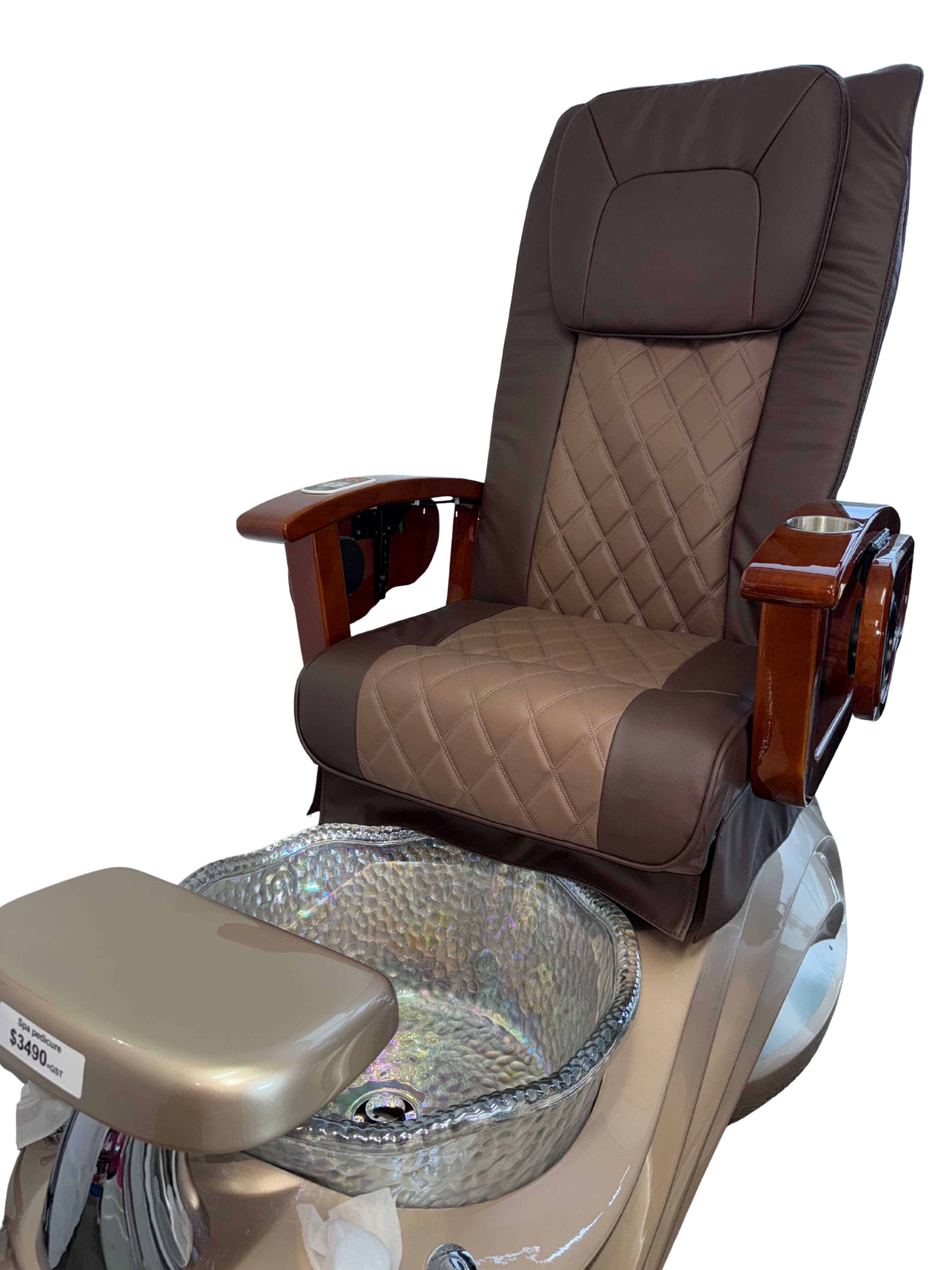 Luxury Brown Spa Pedicure Chair